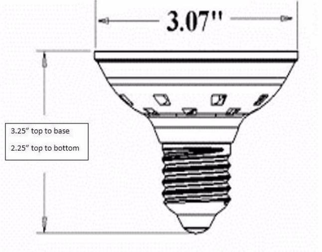 PoolTone™ Spa Color RGB LED Light 1900 Lumens 12V Edison Base E27-2